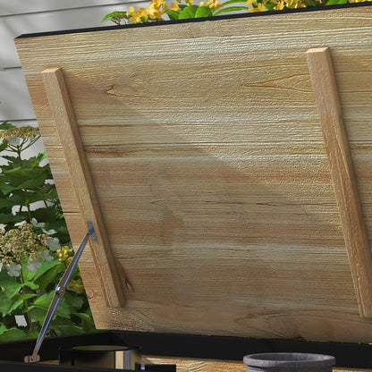 Opbergbox Tuin – Tuinkist – Tuinbox – Buitenkist – Tuinopberger – 121 Liter – Stevige Wielen – Weerbestendig Hout – Metalen Scharnieren – 100x50x43 cm