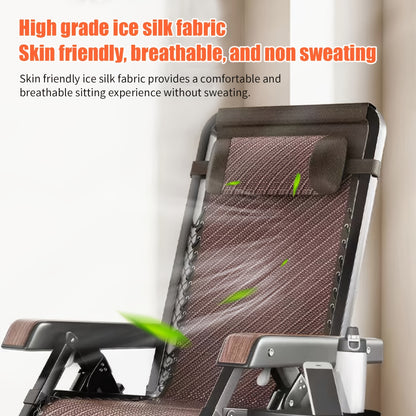 Relaxstoel – Ligstoel – Fauteuil – Schommelstoel – Inklapbaar – Verstelbare Rugleuning tot 170° – Draagvermogen 300 kg
