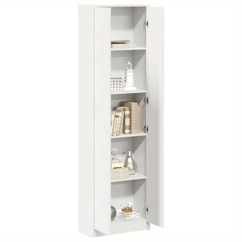 Moderne Witte Kledingkast – Opbergkast – Garderobekast – Kleerkast – Dressoirkast – 3,2+ Kubieke Voet – Duurzaam MDF Hout – Eenvoudige Montage