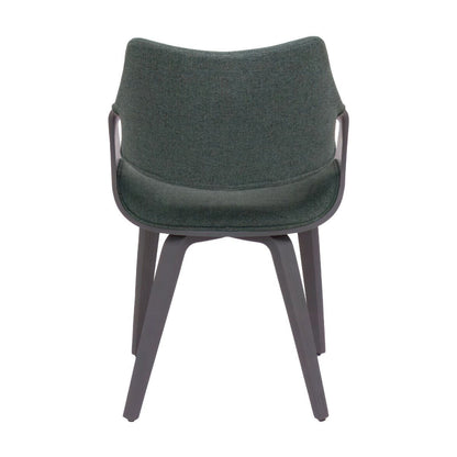 Fauteuil – Zetel – Stoel – Relaxstoel – Leunstoel – Saliegroen Velvet – Plywood Frame – Inclusief Zacht Kussen