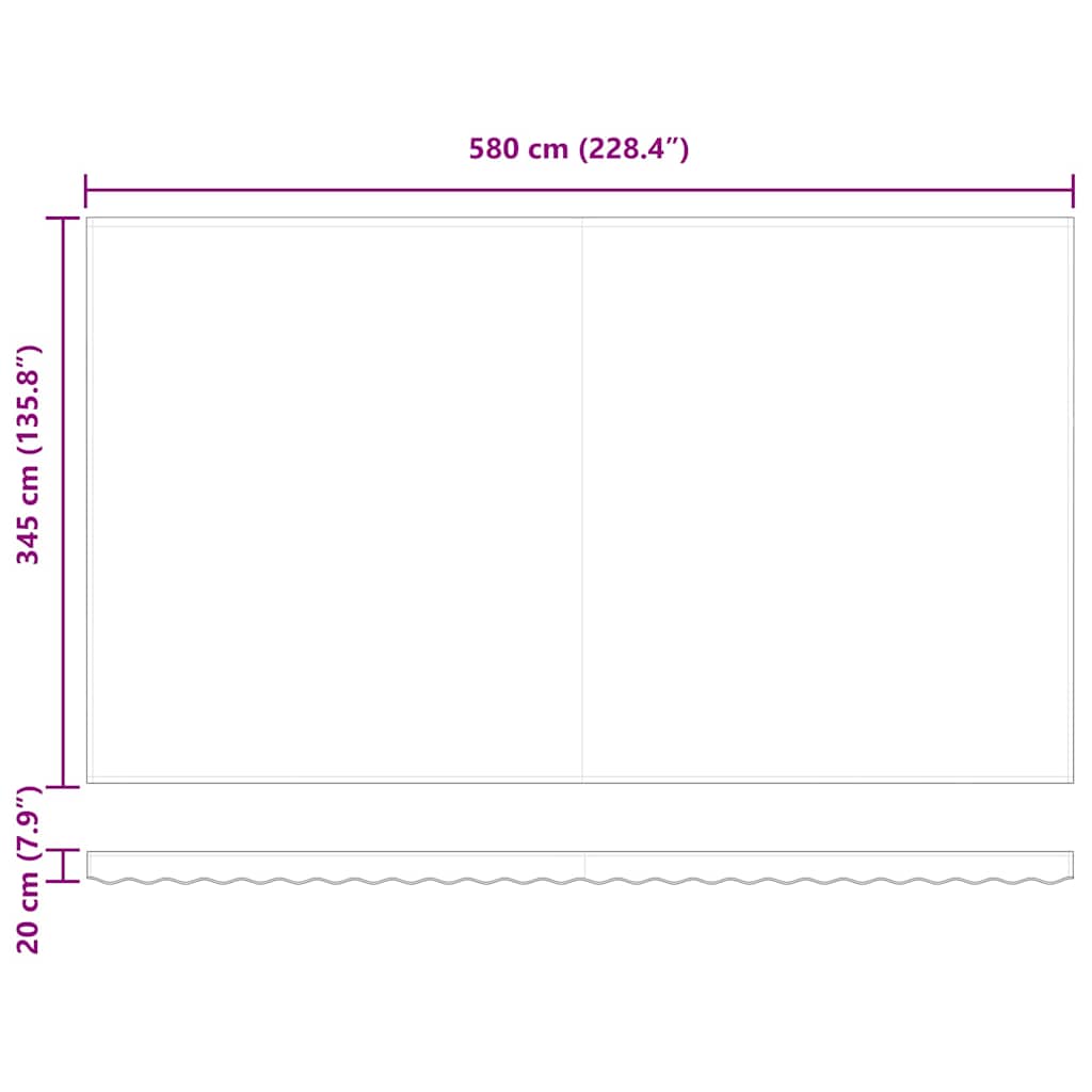 Zonnescherm – Zonwering – Parasol – Uitschuifbaar – Buitendoek – Handmatig Oprolbaar – UV-Bestendig – Waterafstotend – 300x300 cm – Geel-Witte Strepen
