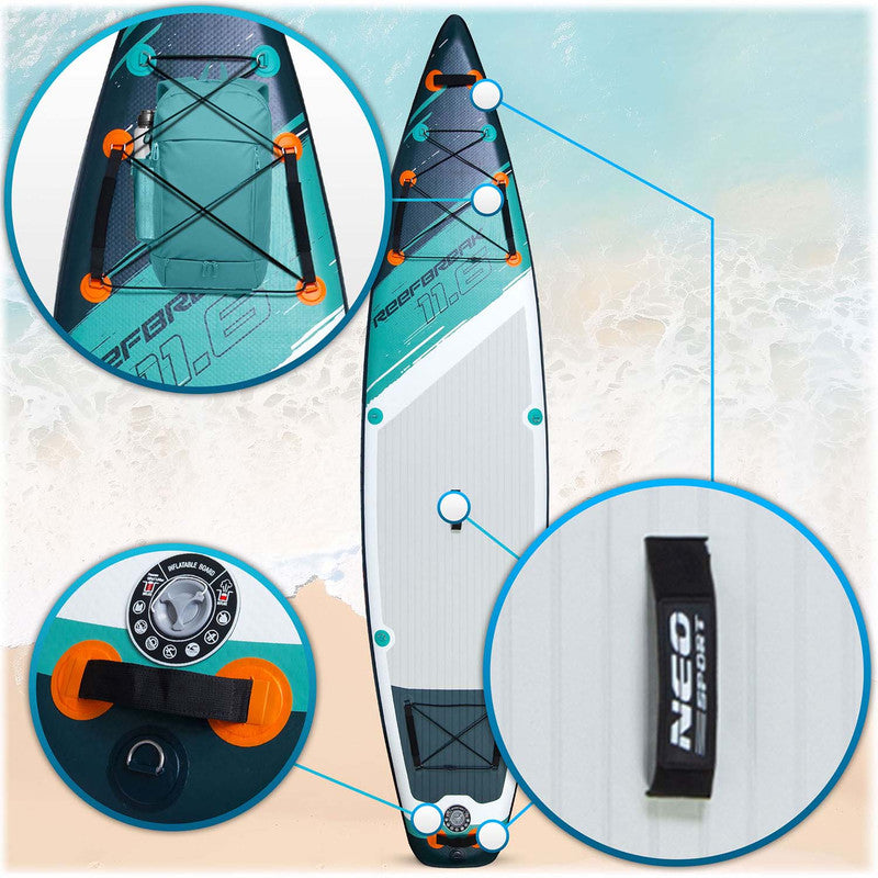 SUP Board – Stand Up Paddleboard – Peddelboard – Paddle Board – Supplank – Lichtgewicht & Duurzaam – Inclusief Accessoires