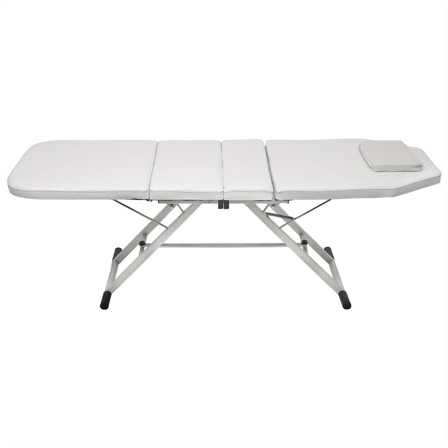 Massagetafel – Behandeltafel – Behandelbank – Massagebed – Schoonheidstafel – Inklapbaar – Hoogwaardig Schuim – Verstelbare Hoogte – Wit