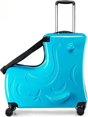 Kinderkoffer - Lichtblauw - Kinderkoffer Meisje - Kinder Koffer - Kinderkoffer Jongen - Trolley