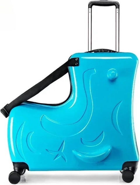 Kinderkoffer - Lichtblauw - Kinderkoffer Meisje - Kinder Koffer - Kinderkoffer Jongen - Trolley