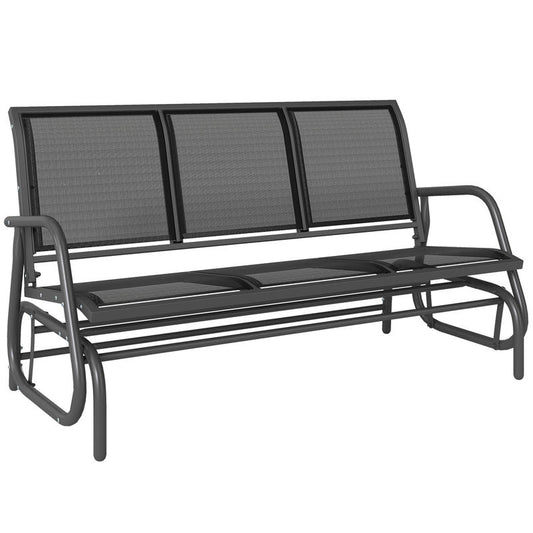 Tuinmeubelset – Bistroset – Tuinset – Buitenmeubilair – Terrasmeubilair – Duurzaam Metalen Frame – Comfortabele Schommelstoelen