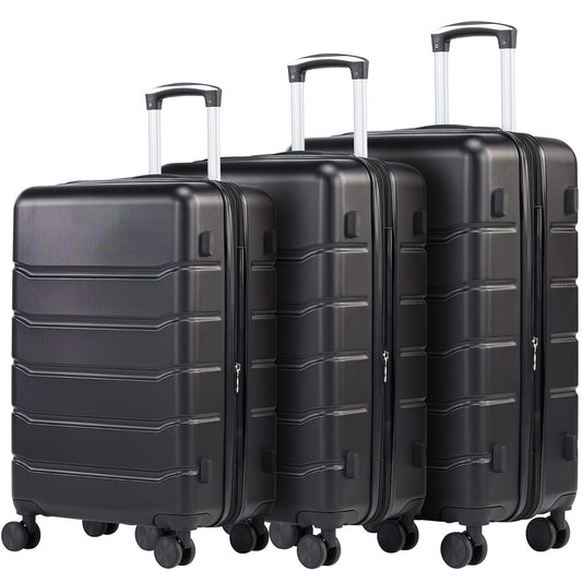 Kofferset Hard Shell – Bagage – Reiskoffer – Trolley – Koffer Met Wielen – 3-delige Set (20/24/28 Inch) – TSA-slot – 4 Draaibare Wielen
