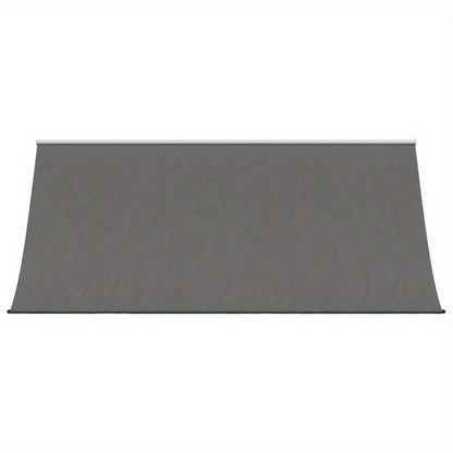 Uitschuifbare Zonwering – Terrasoverkapping – Markies – Balkonzonwering – Tuinzonwering – Waterdicht & Vuilbestendig – 300x150 cm Antraciet Polyester met Staal Frame