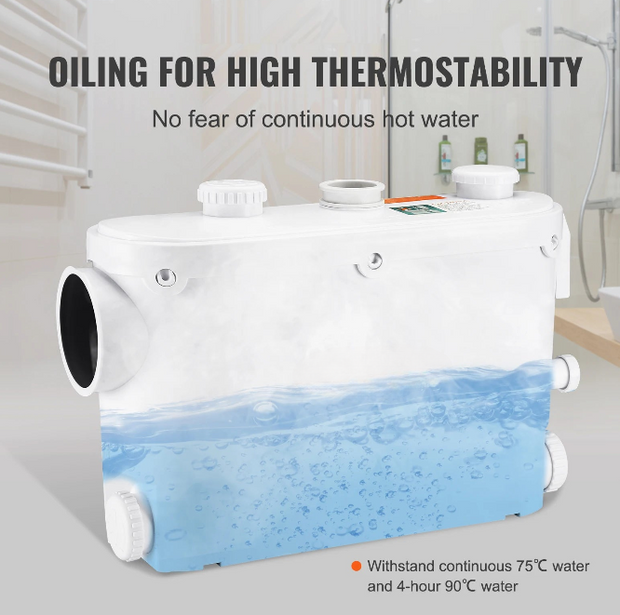 Dompelpomp - Rioolpomp - 500W - 2900 TPM - 6600L/u Debiet - IPX8 - voor het oppompen van water uit zwembaden, kelders en hot tubs - Wit - QUORE