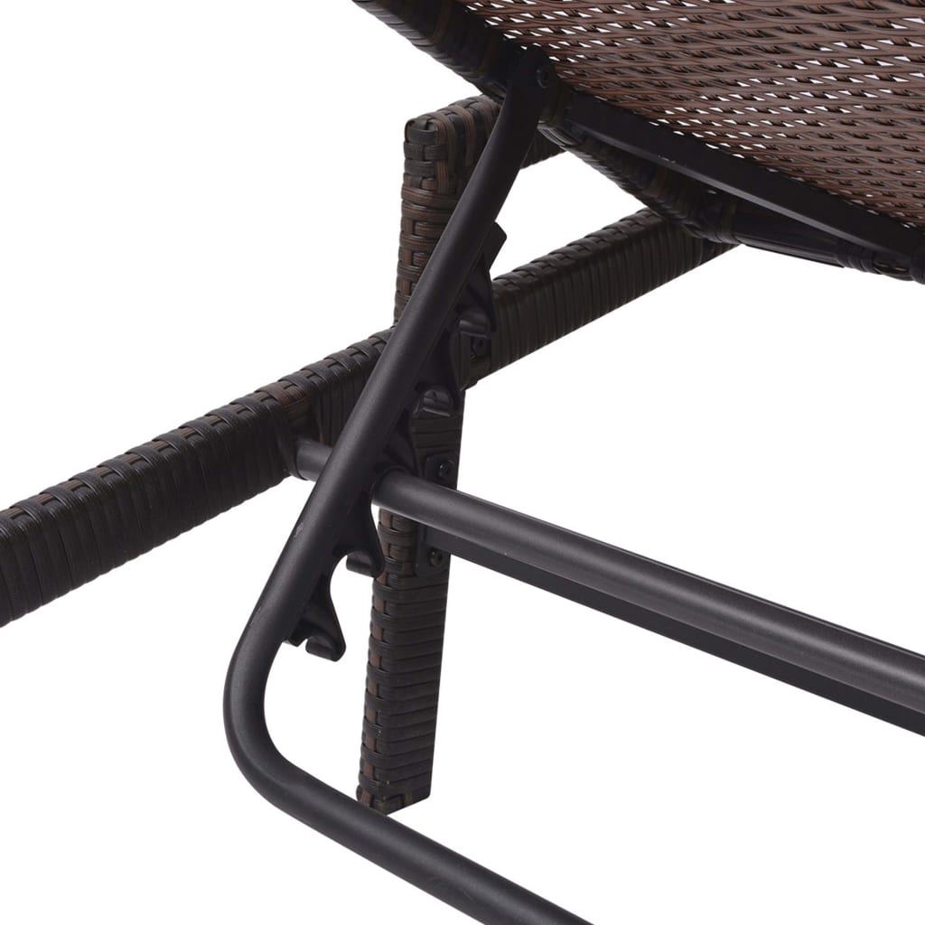 Verstelbare Ligstoel – Ligbed – Tuinstoel – Relaxstoel – Rattan Stoel – Verstelbare Rugleuning – Weerbestendig PE Rattan