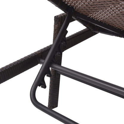 Verstelbare Ligstoel – Ligbed – Tuinstoel – Relaxstoel – Rattan Stoel – Verstelbare Rugleuning – Weerbestendig PE Rattan