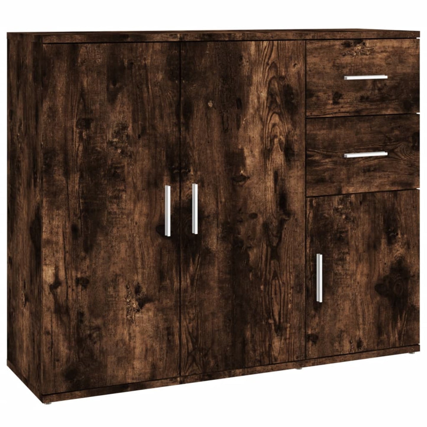 Sideboard – Dressoir – Kast – Opbergmeubel – Buffetkast – Gemaakt van Kunststofhout – Afmetingen 91x29,5x75 cm