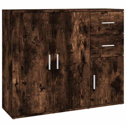 Sideboard – Dressoir – Kast – Opbergmeubel – Buffetkast – Gemaakt van Kunststofhout – Afmetingen 91x29,5x75 cm