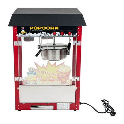 Bar Popcorn Machine with Black Visor - QUORE