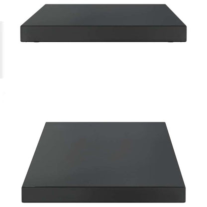 Wandplank – Wandrek – Boekenplank – Muurplank – Zwevende Plank – Roestvrij Staal – 100x30x3 cm – Zwarte Coating – Maximale Draagkracht 50 kg