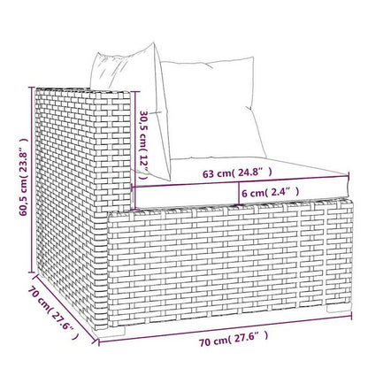 Buitenlounge Set – Loungeset – Tuinset – Patio Set – Poly Rattan Meubel – Bruin – Weerbestendig – Modulair Ontwerp