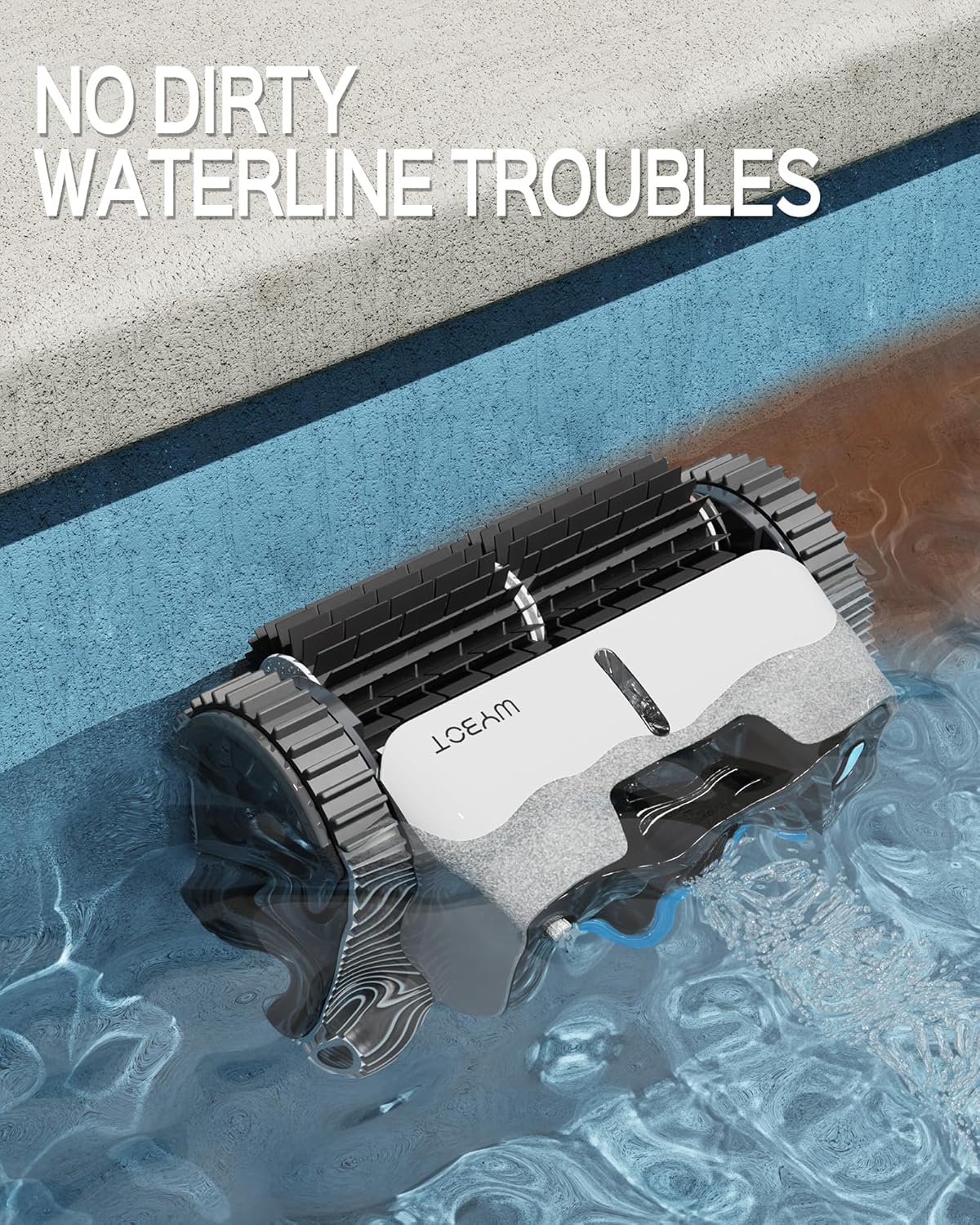 <font dir="auto" style="vertical-align: inherit;"><font dir="auto" style="vertical-align: inherit;">        Wybot Pool Robot, 110-minute battery life, fully automatic pool vacuum, pool vacuum with navigation and route planning, suitable for pools under 12