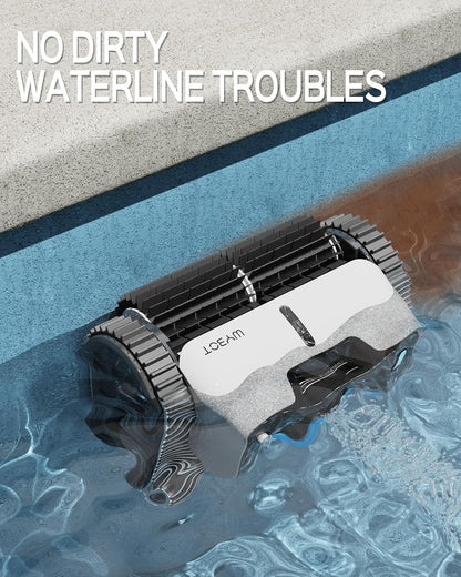 <font dir="auto" style="vertical-align: inherit;"><font dir="auto" style="vertical-align: inherit;">        Wybot Pool Robot, 110-minute battery life, fully automatic pool vacuum, pool vacuum with navigation and route planning, suitable for pools under 12