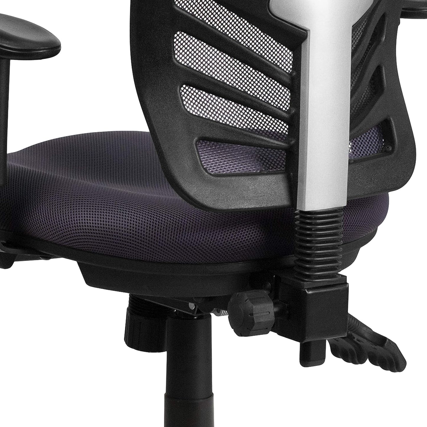 Directiebureaustoel – Bureaustoel – Kantoorstuhl – Gamingstoel – Werkstoel – Donkergrijs – Ergonomisch Met Ademend Gaas – Verstelbare Armleuningen En Rugleuning