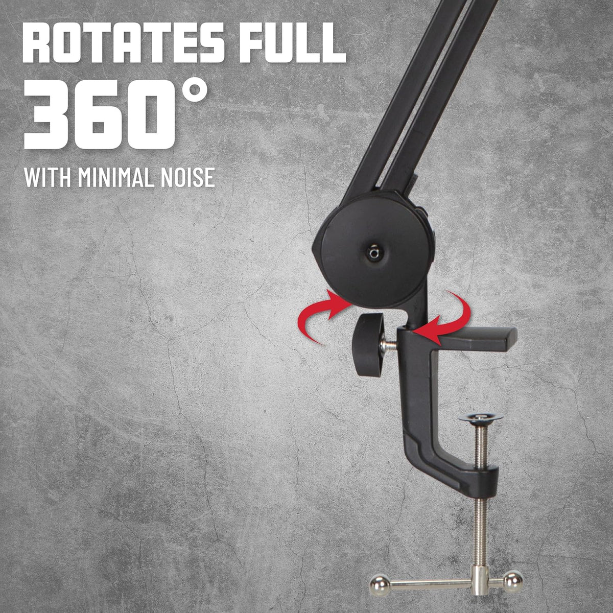 Microfoonarm – Microfoon Boom Arm – Microfoon Boom Stand – Podcast Microfoonstandaard – Bureaugemonteerde Microfoonhouder – 980 Mm Uitschuiflengte – Tot 1,1 Kg Draagvermogen