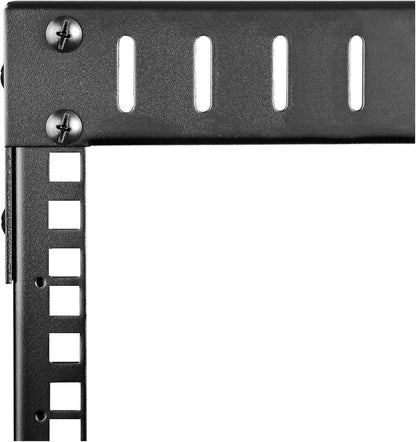 2-Post 8U 19 Inch Open Frame Server Rack – Netwerk Rack – Data Rack – Patchkast – Serverkast – Verstelbare Diepte 30,5-50,8 Cm – Draagvermogen 90 Kg