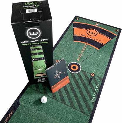WELLPUTT - Golf Puttingmat - 3m Groene