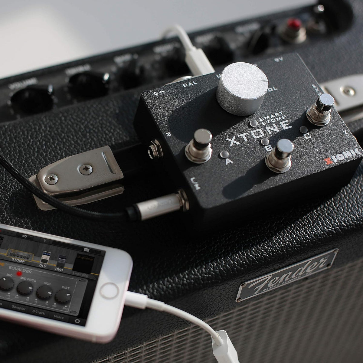 Mobiele Audio-Interface Voor Gitaar – Gitaar Interface – USB Audio Interface – Geluidskaart – Opname Interface – Ultralage Latentie – 192 KHz, 24 Bit, 108 dB En Ondersteuning Voor iOS, Windows En Mac