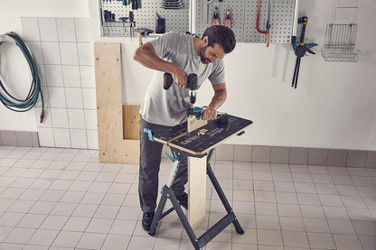 wolfcraft Span- en machinetafel MASTER 750 ERGO I 6871000 I In hoogte verstelbare span- en machinetafel