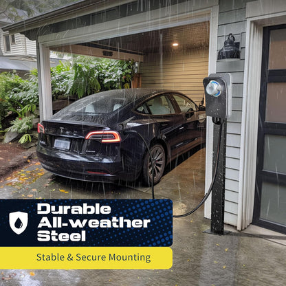 Wandlader Standaard voor Mobiele Wallbox Tesla Laadstation voor Buiten, De Laadzuil voor Mobiele Wallbox Tesla Laadzuil De Wallbox-drager