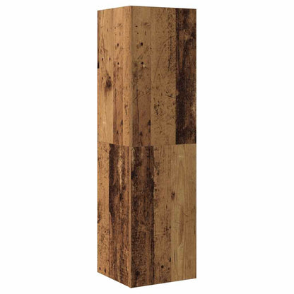 Wandmeubel TV – Tv-kast – Mediameubel – Tv-console – Entertainmentmeubel – Verweerde Houtlook – Ruimtebesparend Wandmontage – Veel Opbergruimte