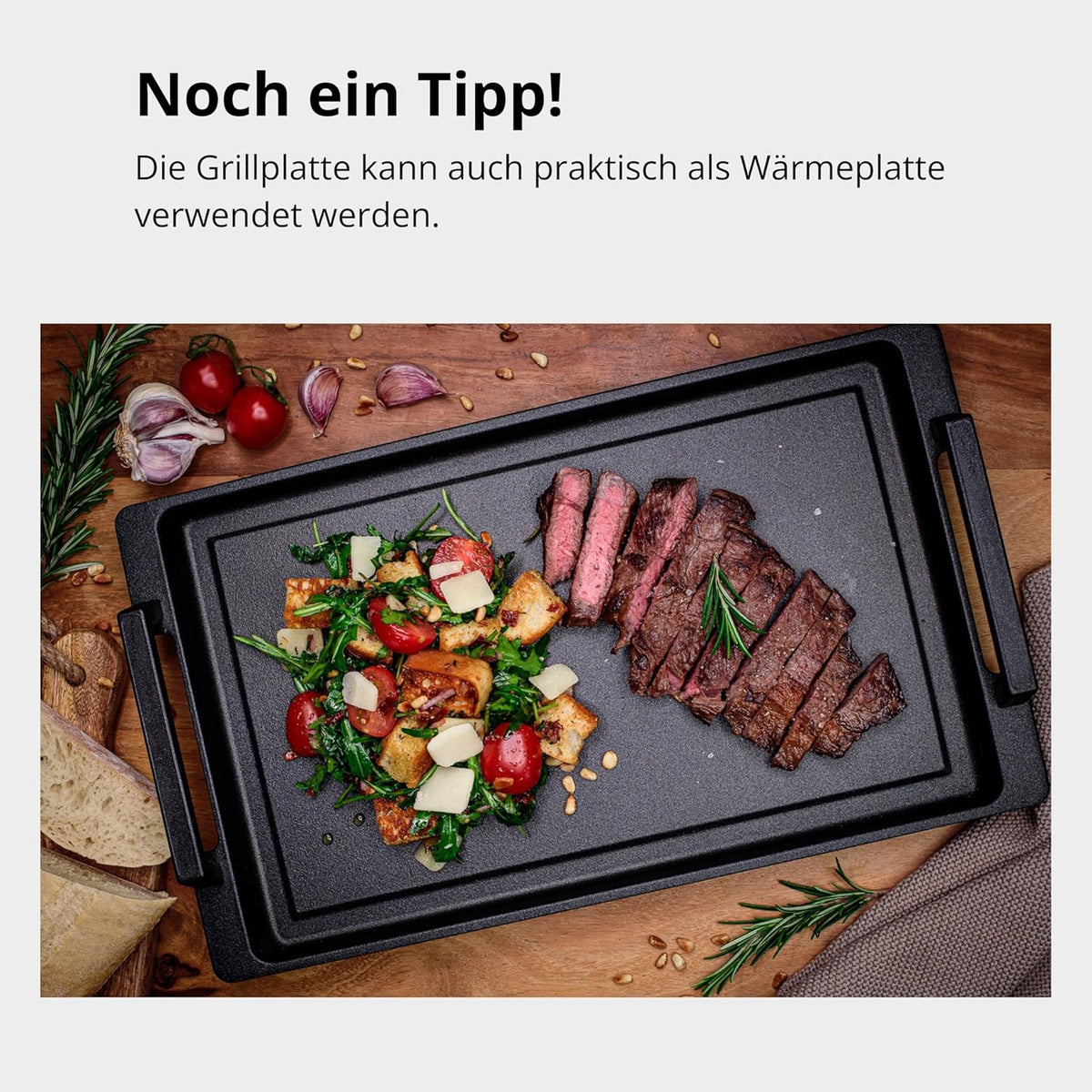 Favoriete pan - teppanyaki met zijgrepen 41 x 24 cm voor alle warmtebronnen en oven