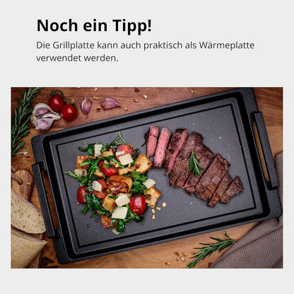 Favoriete pan - teppanyaki met zijgrepen 41 x 24 cm voor alle warmtebronnen en oven
