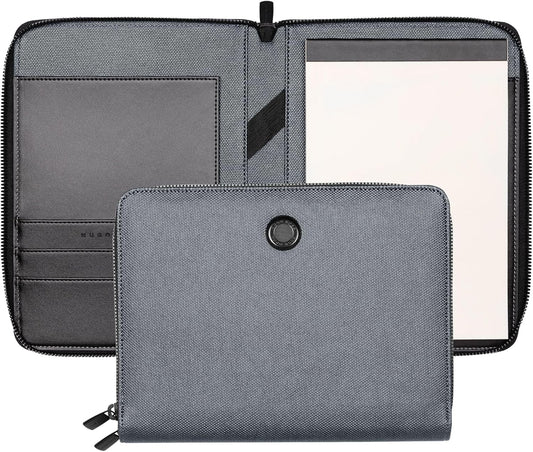 Hugo Boss Conference Folder Gleam A5 Donkergrijs