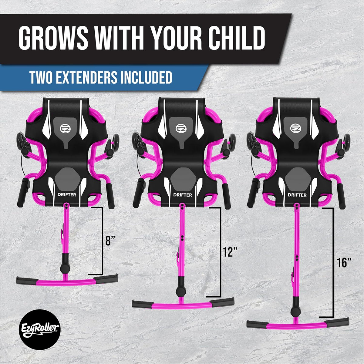 Ezyroller Drifter X Fun voertuig kindervoertuig driewieler kinderen trike radiovoertuig (roze)