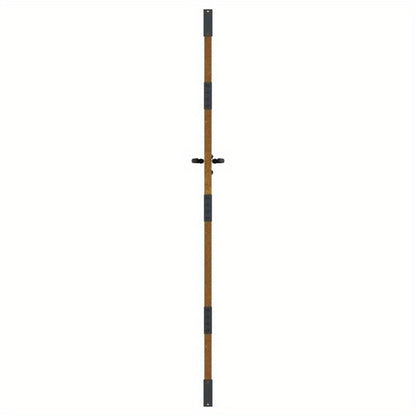 Poort – Tuinpoort – Buitenpoort – Metalen Poort – Stalen Poort – Bamboe Design – Cortenstaal – Weerbestendig – 85x200 cm