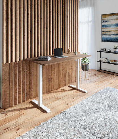 Desktronic Tafelblad 200 x 80 cm - Perfect voor het in hoogte verstelbare bureau, eettafels en meer - gemaakt in Europa - 25 mm stevig tafelblad duurzaam (eikenhout)