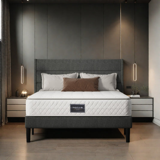 Hybrid Matras 160x200 cm – Pocketvering Matras – Traagschuim Matras – 7-Zones Matras – Medium Stevig Matras – 25 cm Dik – Ademend & Bewegingsisolatie