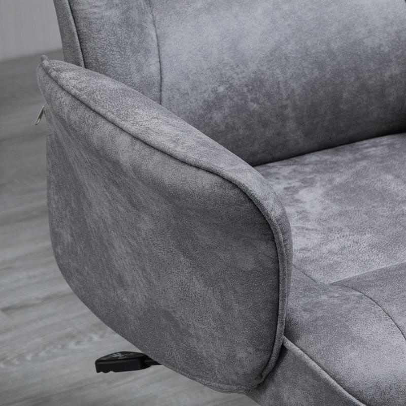 Ergonomische Bureaustoel – Bureaustoel – Werkstoel – Draaistoel – Schommelstoel – Hoogte Verstelbaar – Schommelfunctie – Microfiber Bekleding – Max. Draagkracht 120 kg