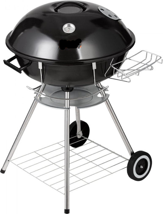 Houtskool Kogelgrill 56 cm - Draagbare BBQ Grill met Deksel - Grote Grilloppervlak - Zwart - 63 x 82 x 88 cm