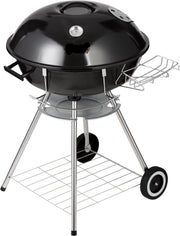 Houtskool Kogelgrill 56 cm - Draagbare BBQ Grill met Deksel - Grote Grilloppervlak - Zwart - 63 x 82 x 88 cm