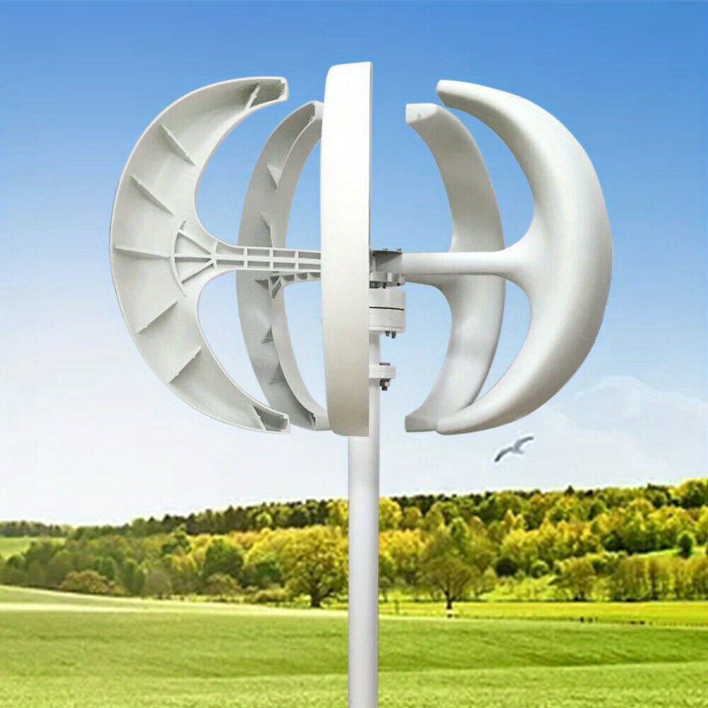 Verticale Windmolen – Verticale Windturbine – Windgenerator – Energieturbine – 5-Bladige Rotor – Start Bij 2 M/S