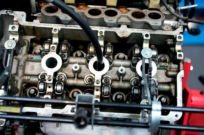 Klepverencompressor – Klepveerverwijderaar – Ventielveer Compressor – Klepveertool – Verbrandingskamerdruk Gereedschap – Universeel SOHC en DOHC – Inclusief 22 mm Persluchtadapter