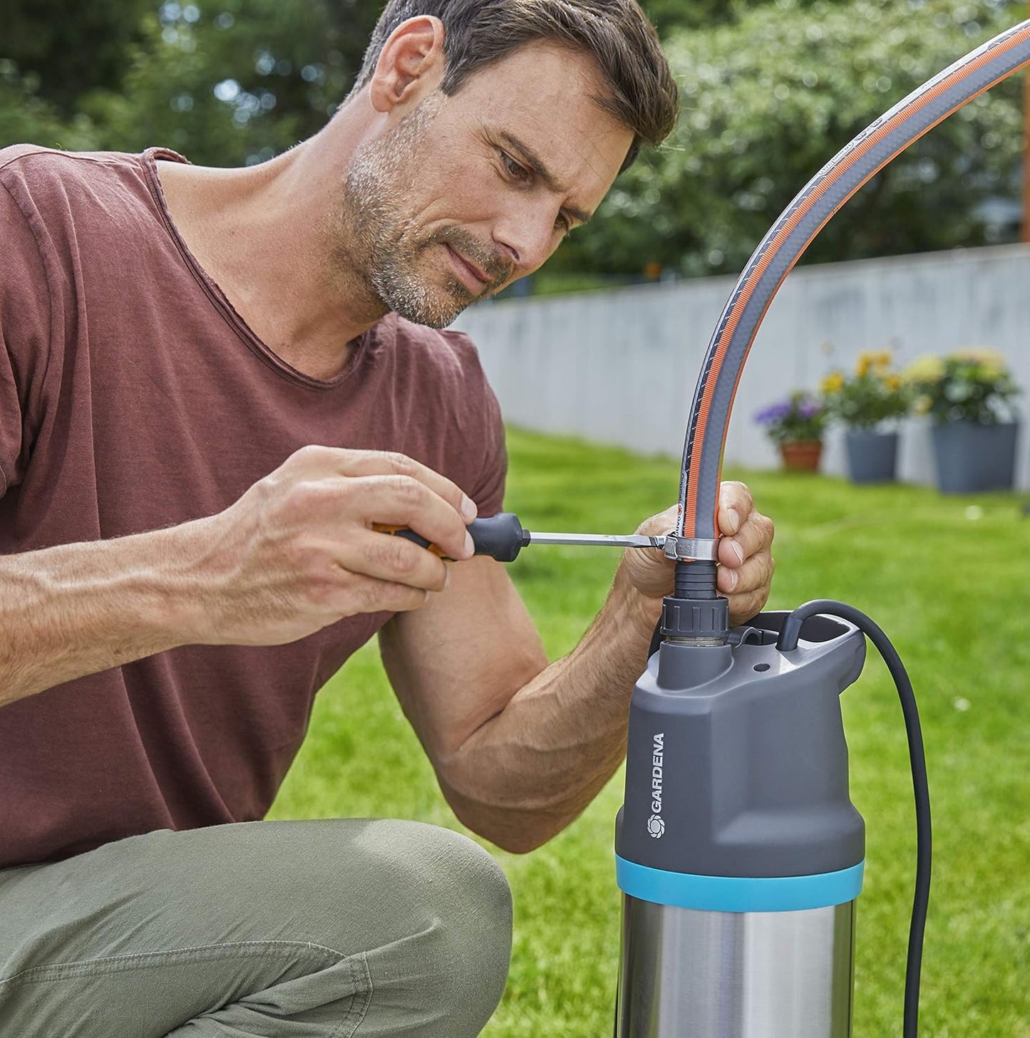 Dompel-Drukpomp – Dompelpomp – Waterpomp – Putpomp – Druckpomp – Geluidsarm ontwerp – Droogloopbeveiliging met vlotterschakelaar