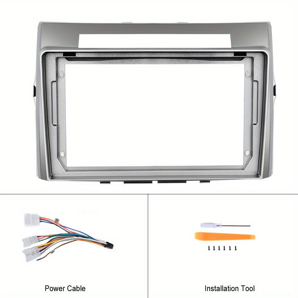 Android 15 Double DIN Car Stereo – Autostereo – Autoradio – Multimedia Systeem – Navigatie Systeem – Draadloze CarPlay & Android Auto – 9 Inch Touchscreen + AHD Achteruitrijcamera & Microfoon