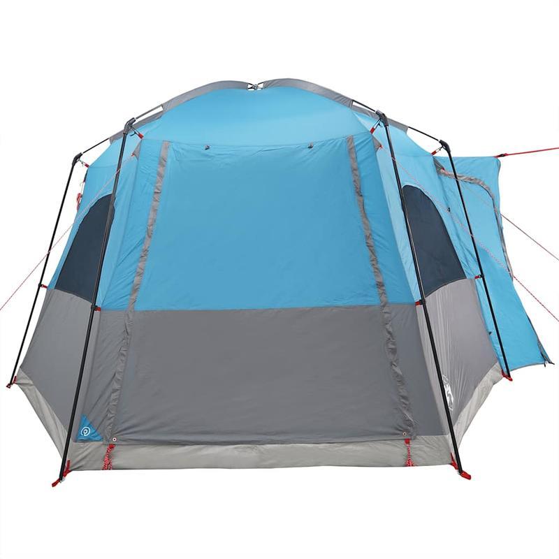 Buitentent – Kampeertent – Autotent – Pop-up Tent – Gezinstent – Waterbestendig Polyester – Lichtgewicht Glasfiber Frame – Blauw – 4 Personen