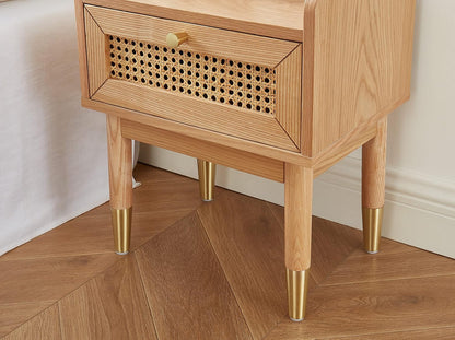 BAÏTA Nachtkastje Leon, Hout, Eiken, L40cm LEON06