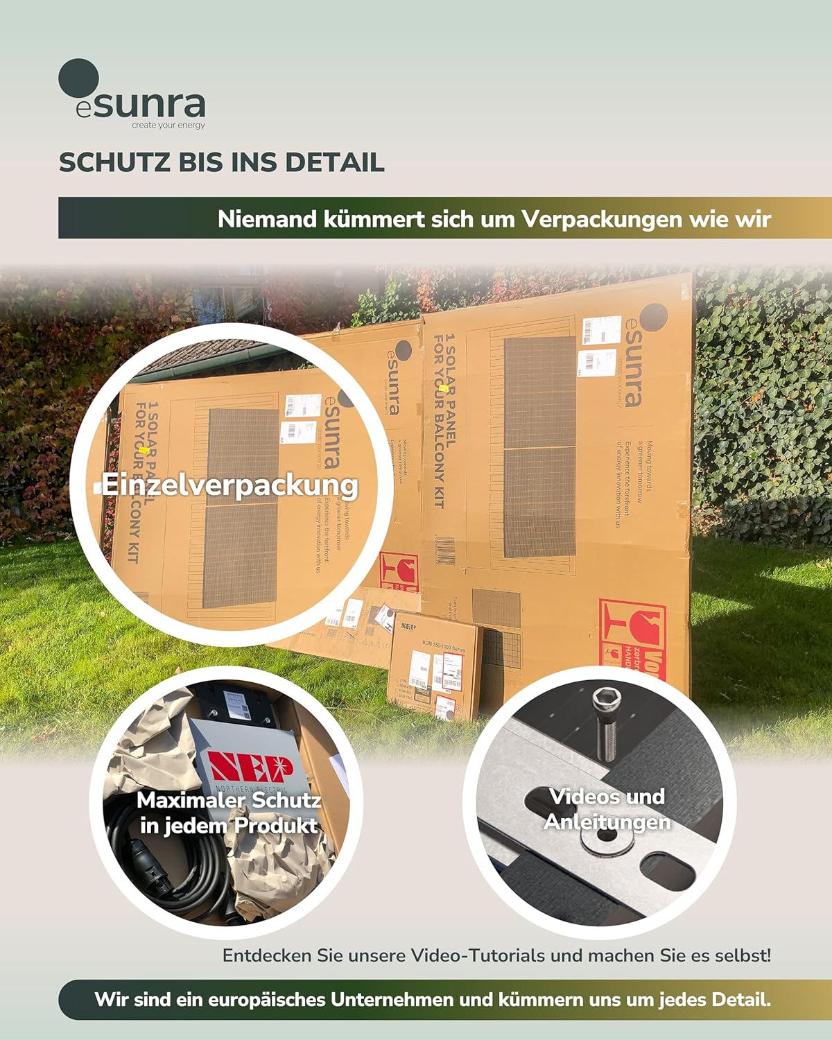 Microomvormer van NEP BDM800VA - Plug and Play - MPPT-efficiëntie > 99,5% - 5 m netsnoer - app voor bewaking van de productie in real-time