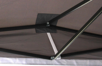 All Seasons Gazebos 2x2 Volledig Waterdichte Pop Up Gazebo Met Accessoires - Metallic Grijs