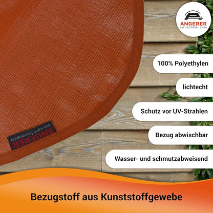 Angerer Klemluifel standaard 400 cm Uni oranje PE