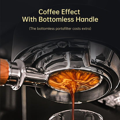 Halfautomatische Espressomachine – Espressoapparaat – Koffiemachine – Espressomaker – Koffiemaker – 20 bar Pompdruk – Roestvrij Staal Design